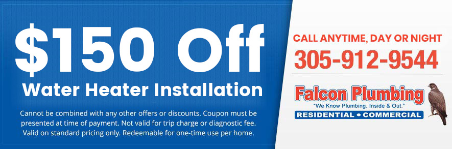 $150 Off Water Heater Installation in Miami, FL